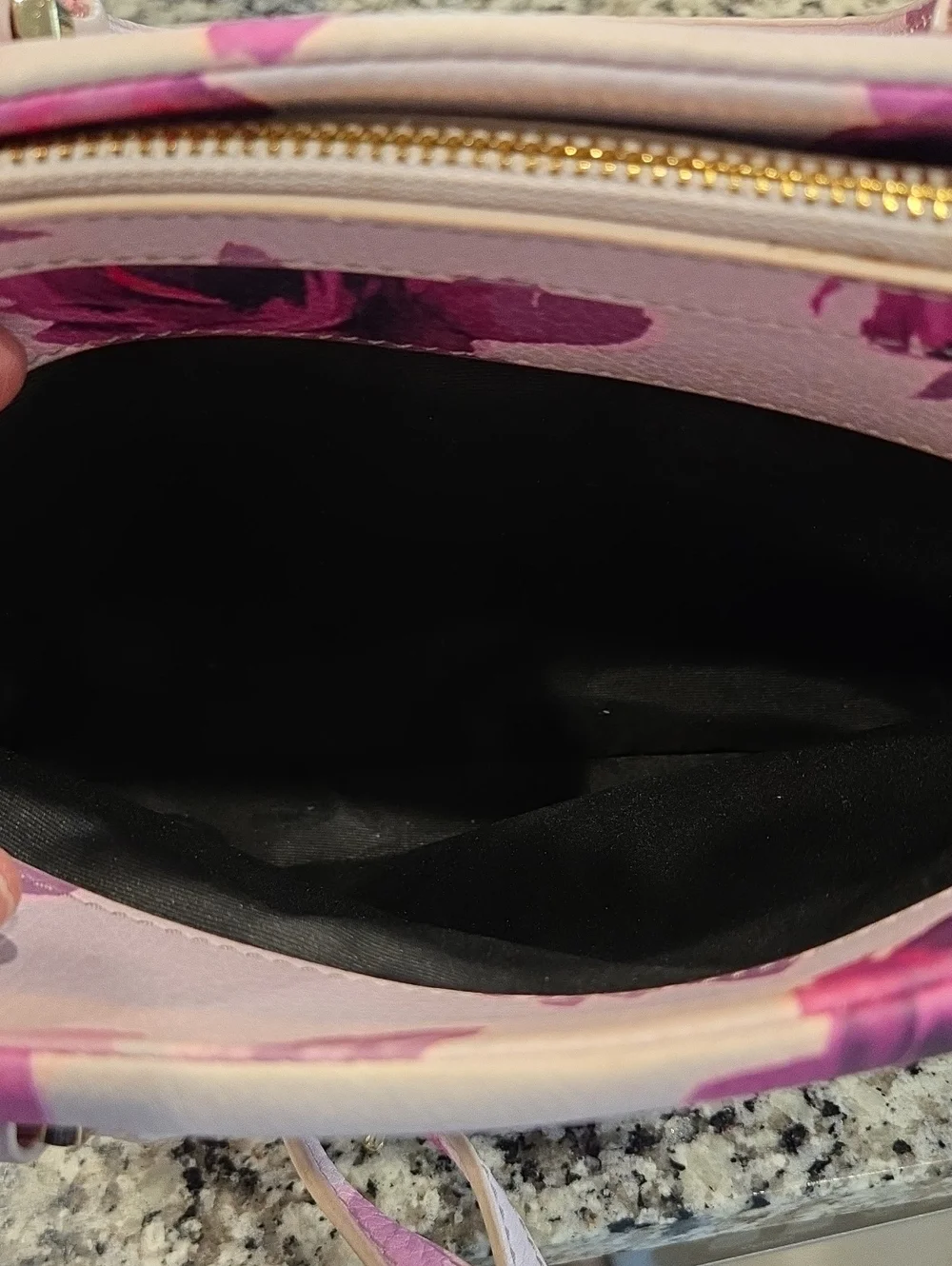 KATE SPADE NEW YORK EMERSON PLACE ROSES OLIVERA SATCHEL/ CROSSBODY PURSE.